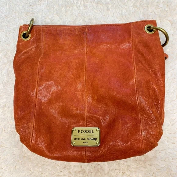 🧡 Fossil Purse w Crossbody Strap - Picture 2 of 7